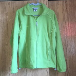 Green Columbia fleece